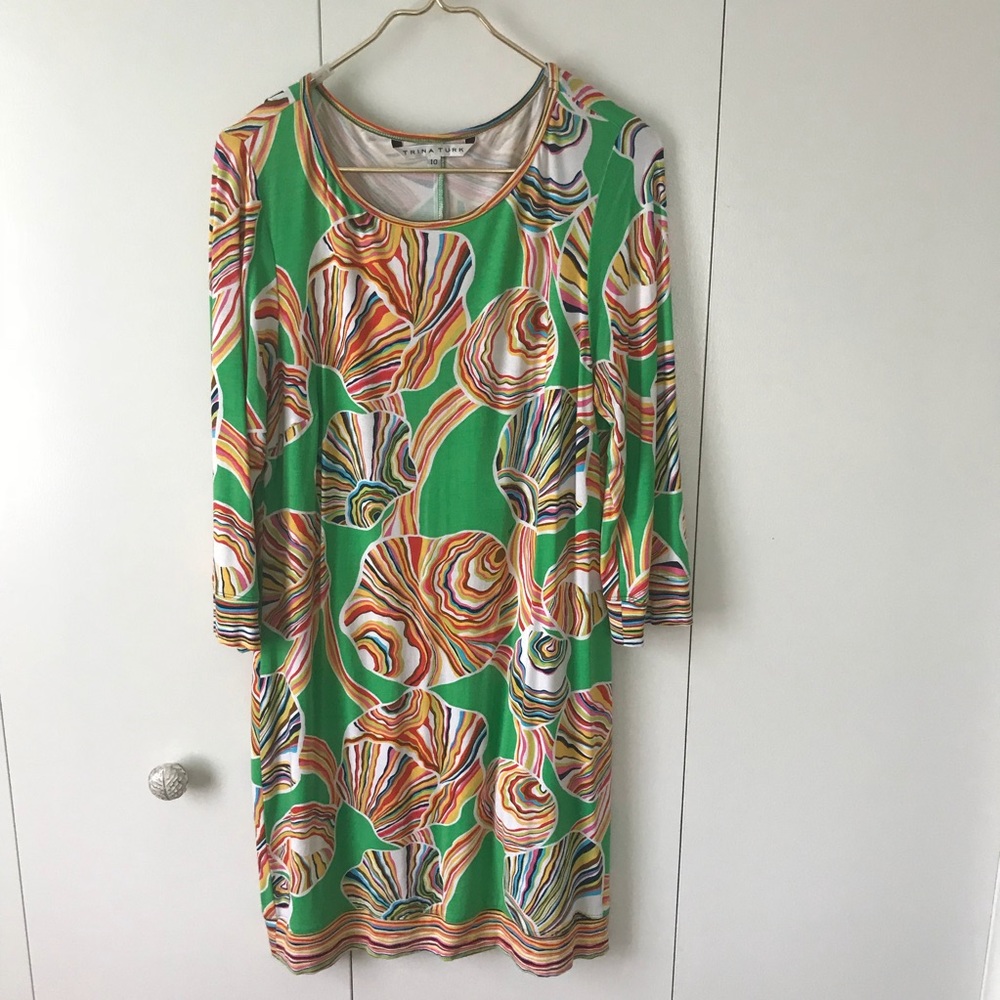 Trina Turk multi colored knit dress
